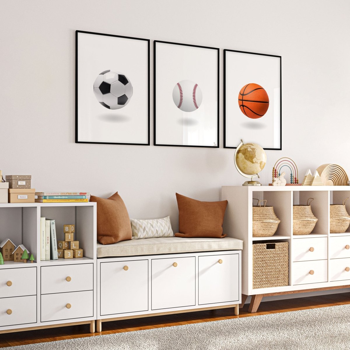 Prints For Children's Bedrooms | Set of 3 Pop Wall art Prints - Joe’s Haven