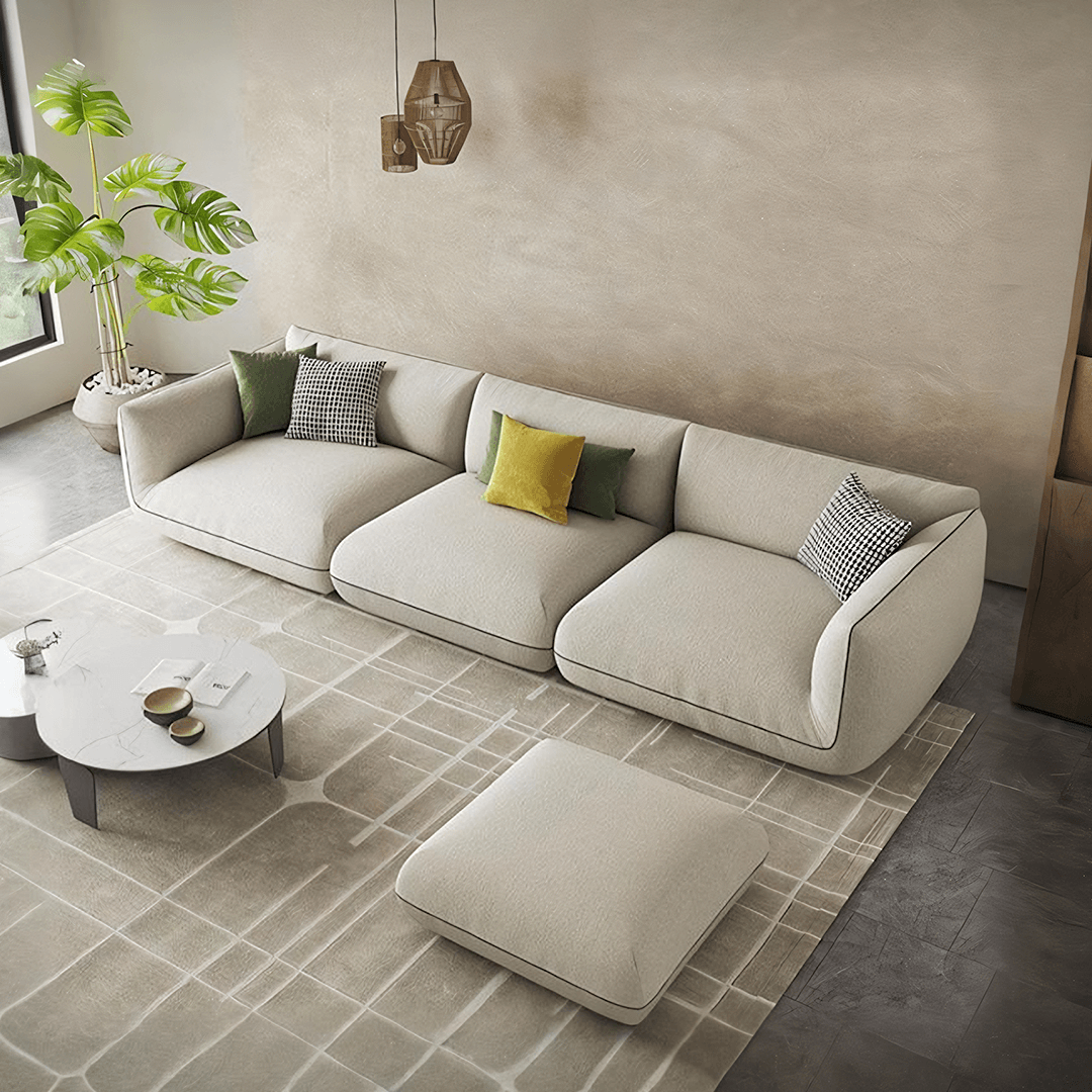 TOFU Agnes Three Seater Sofa, Modular Sofa, Suede - Joe’s Haven