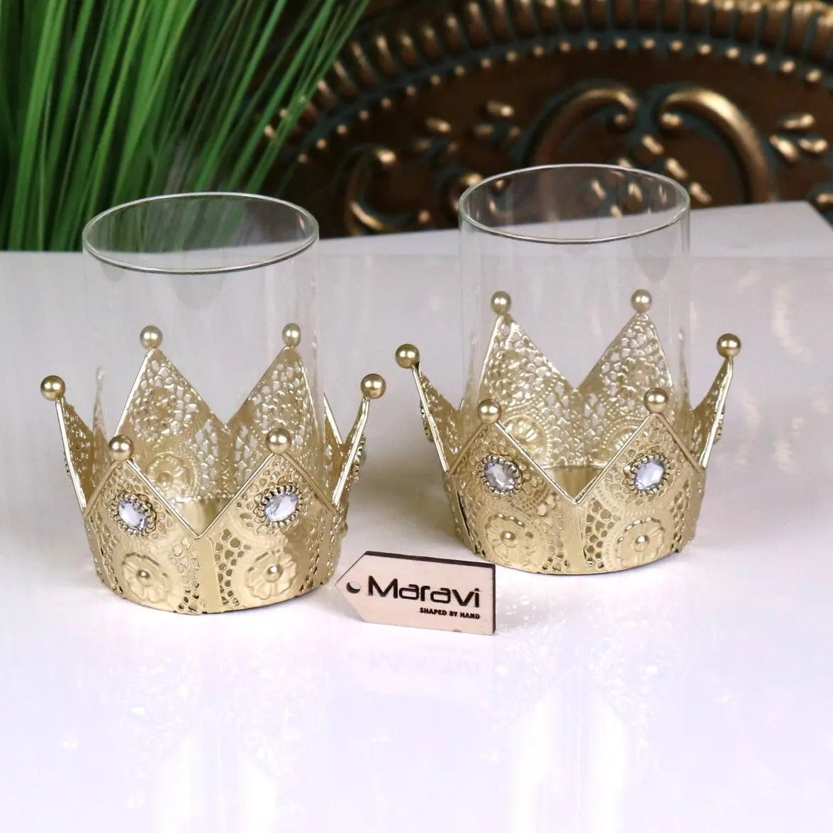 Talika Crown Candle Holder Set of 2 - Joe’s Haven