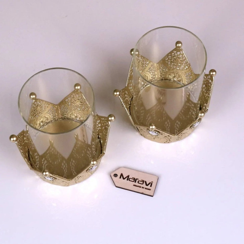Talika Crown Candle Holder Set of 2 - Joe’s Haven