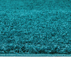 Washable Teal Shaggy Rug