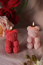 Teddy Bear Rose Candle - Small - Joe’s Haven