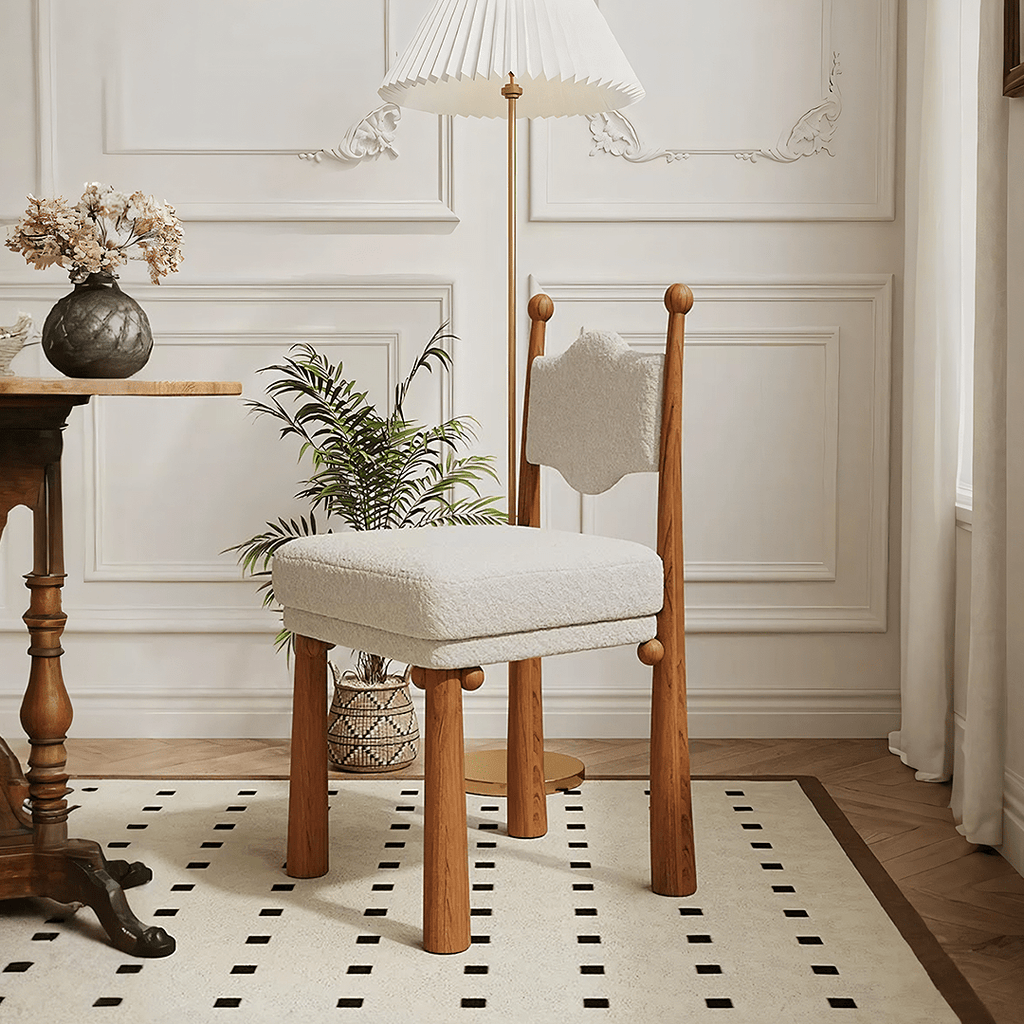 Tessa Dining Chair, Boucle - Joe’s Haven
