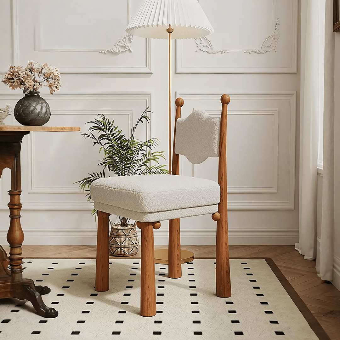 Tessa Dining Chair, Boucle - Joe’s Haven