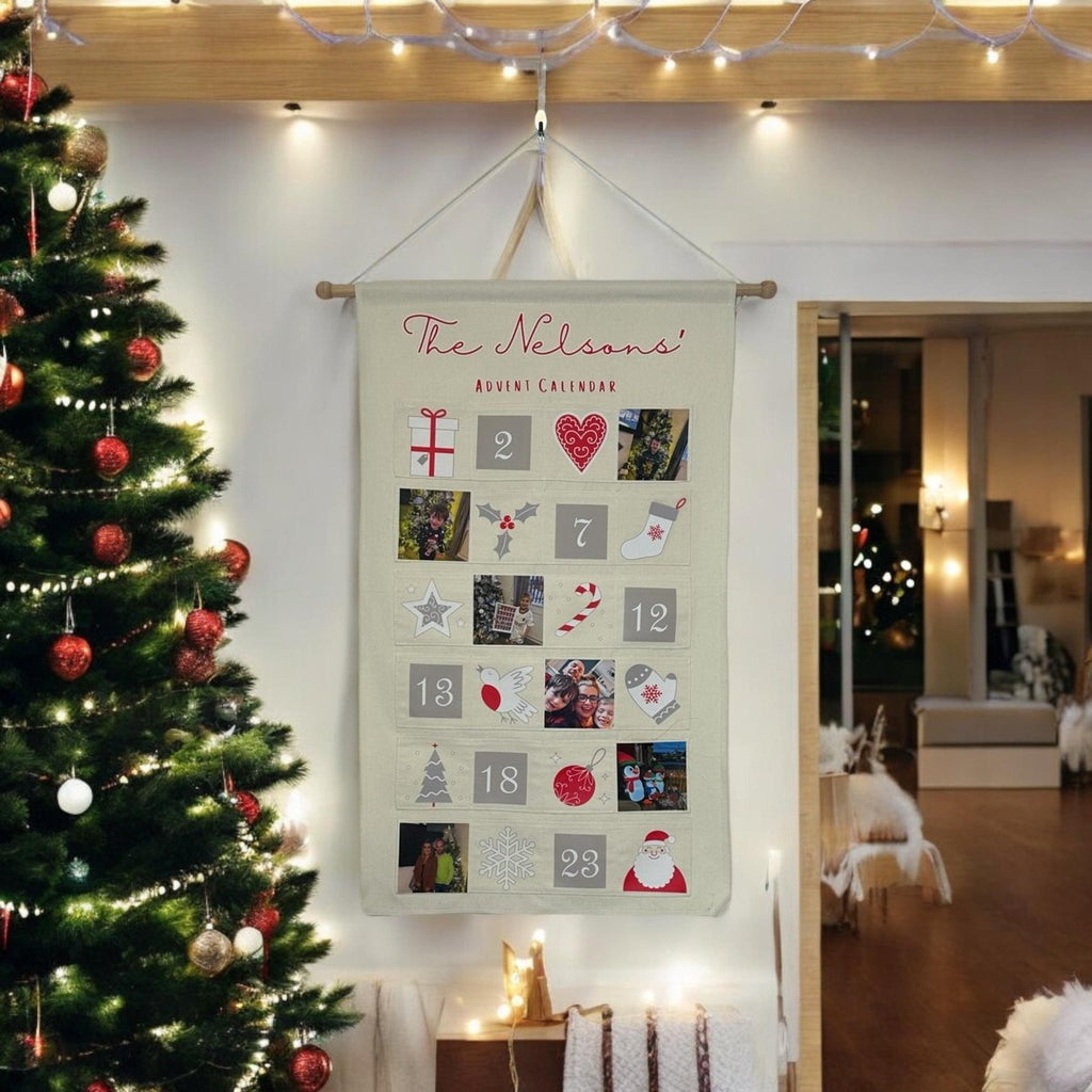 Personalised family advent calendar with family photos - Joe’s Haven