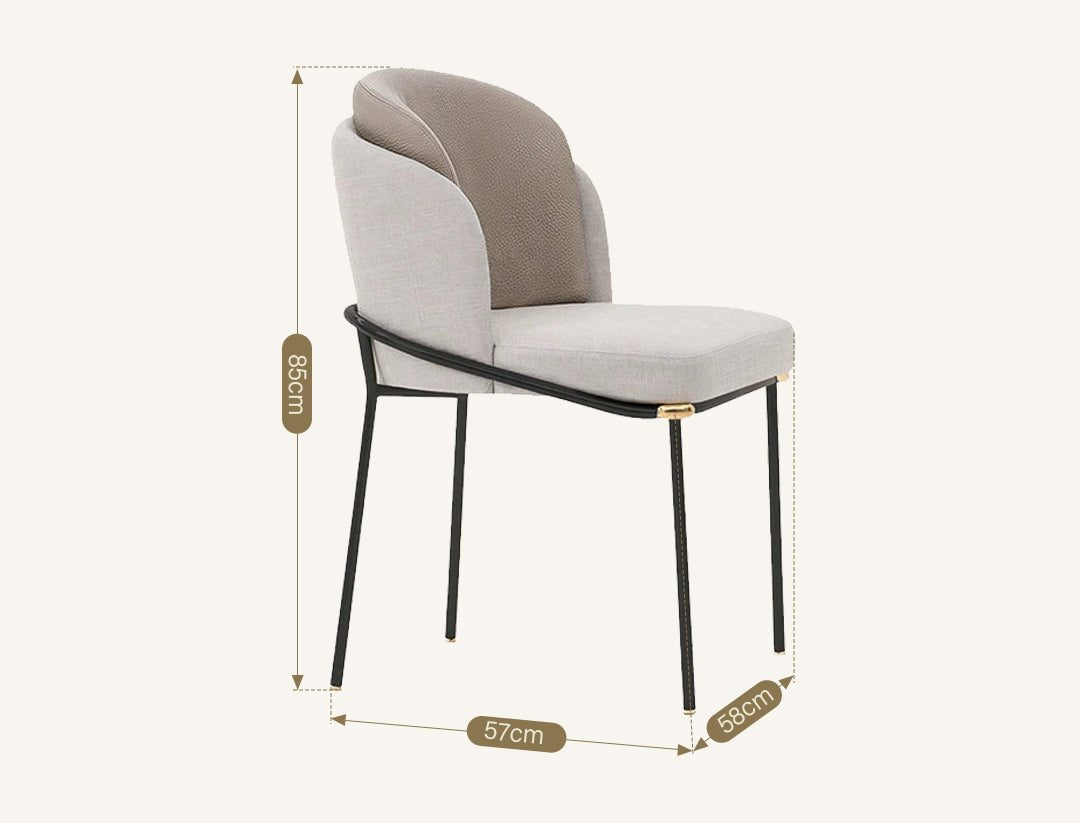 Theobald Dining Chair, Grey - Joe’s Haven
