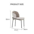 Theobald Dining Chair, Grey - Joe’s Haven