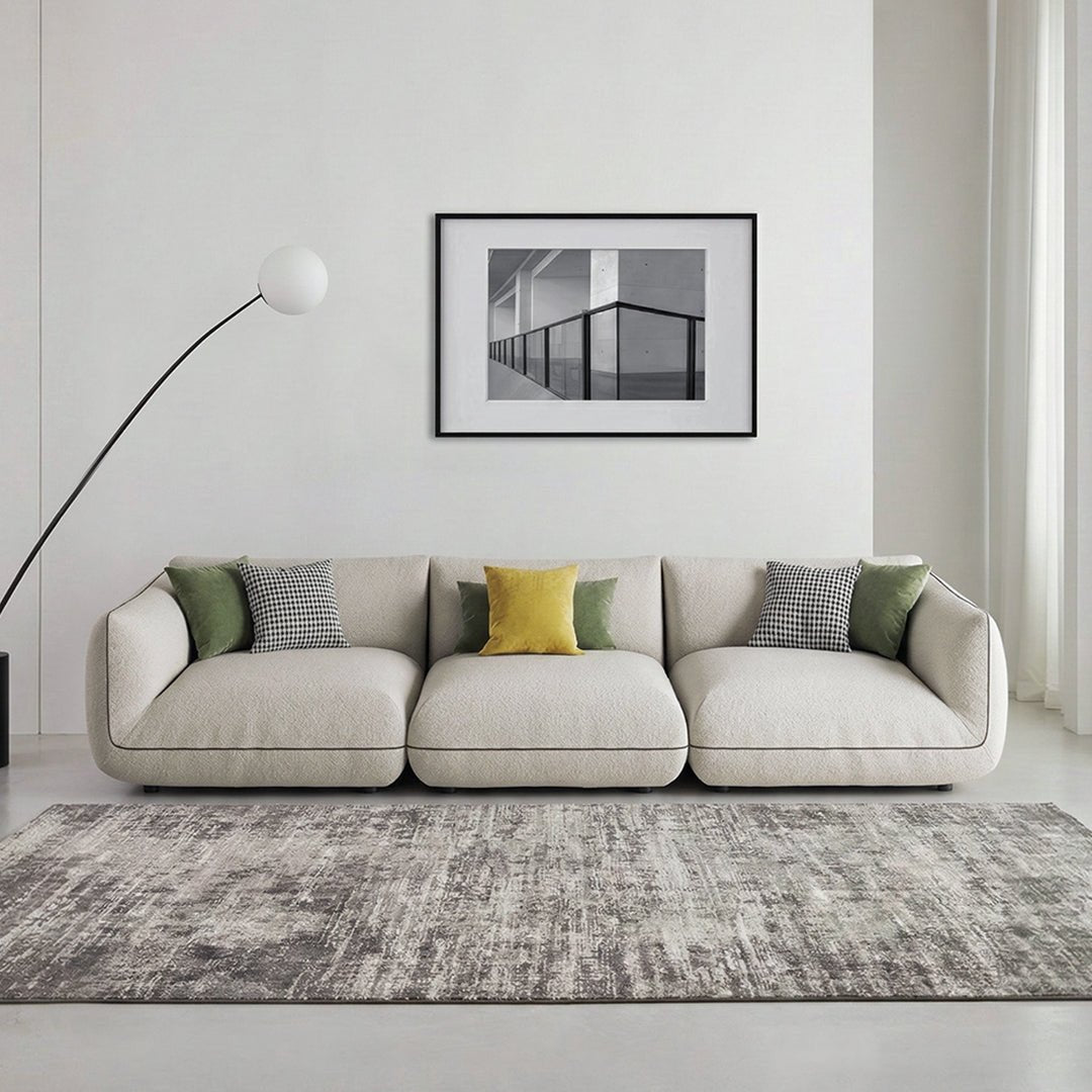 TOFU Agnes Three Seater Sofa, Modular Sofa, Suede - Joe’s Haven