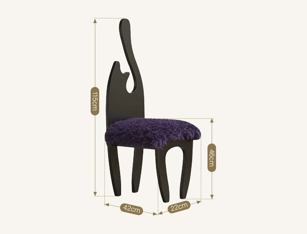 Tiffany Black Cat Dining Chair - Joe’s Haven