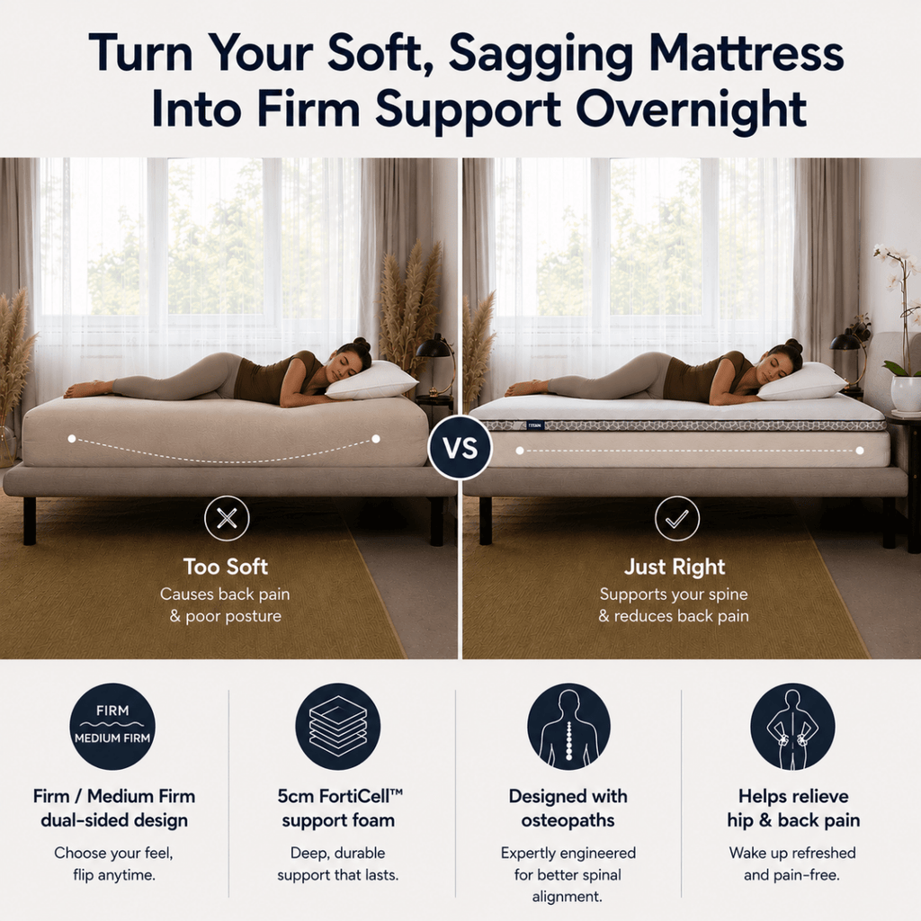 Brightr® Titan 2 in 1 Mattress Topper - Joe’s Haven