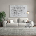 Frances Two Seater Sofa, Cotton Linen - Joe’s Haven