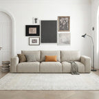 Lionel Two Seater Sofa, Linen - Joe’s Haven