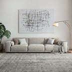 Frances Two Seater Sofa, Cotton Linen - Joe’s Haven