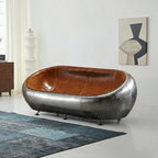 Aviator Airplane Tub Two Seater Sofa, Aluminum Loveseat - Joe’s Haven