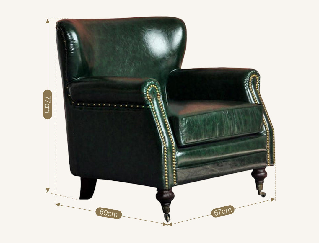 U8 Vintage Armchair, Loft Style