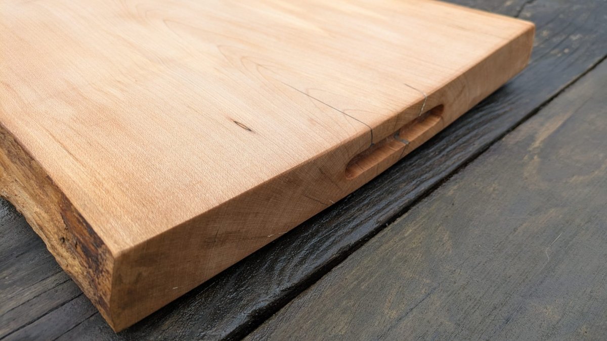 Sycamore with blue chopping board - Joe’s Haven