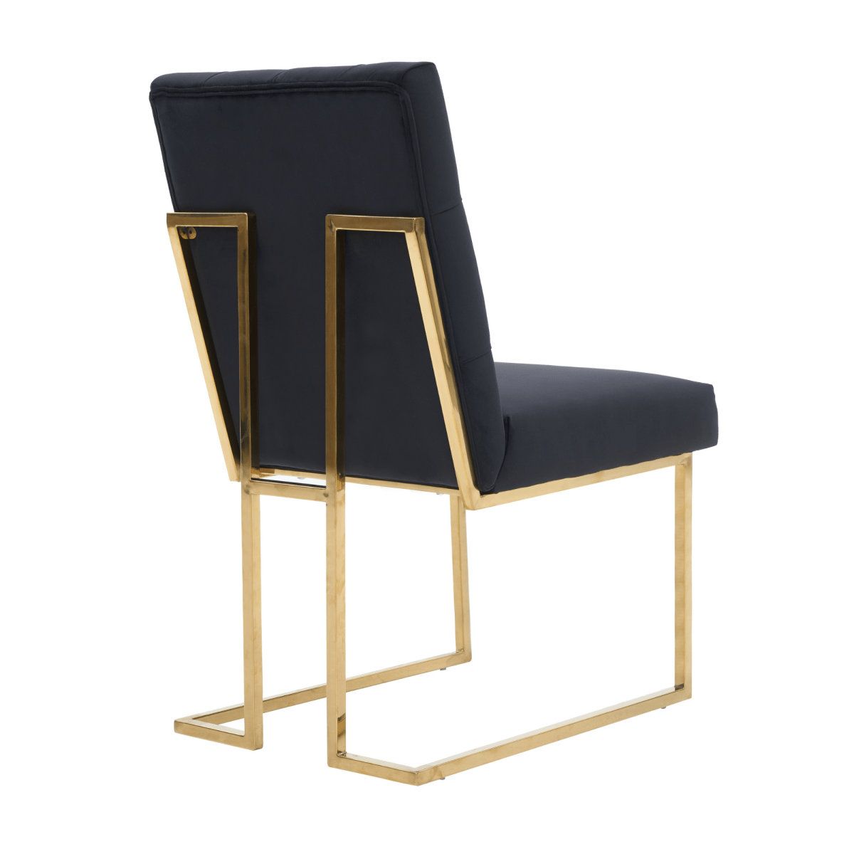 Siena Tufted Velvet Dining Chair – Gold Frame, Modern Luxury Accent - Joe’s Haven