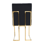 Siena Tufted Velvet Dining Chair – Gold Frame, Modern Luxury Accent - Joe’s Haven