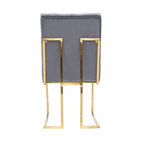 Siena Tufted Velvet Dining Chair – Gold Frame, Modern Luxury Accent - Joe’s Haven