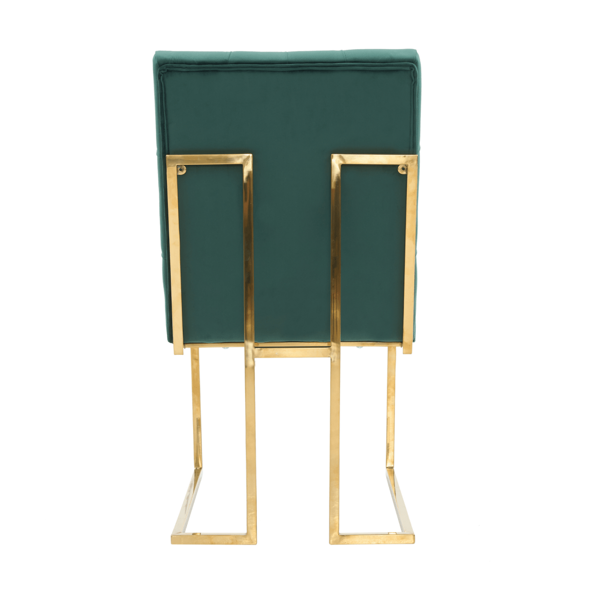 Siena Tufted Velvet Dining Chair – Gold Frame, Modern Luxury Accent - Joe’s Haven