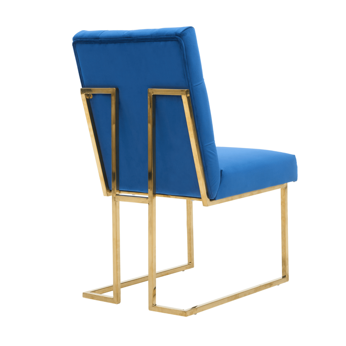 Siena Tufted Velvet Dining Chair – Gold Frame, Modern Luxury Accent - Joe’s Haven