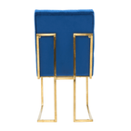 Siena Tufted Velvet Dining Chair – Gold Frame, Modern Luxury Accent - Joe’s Haven