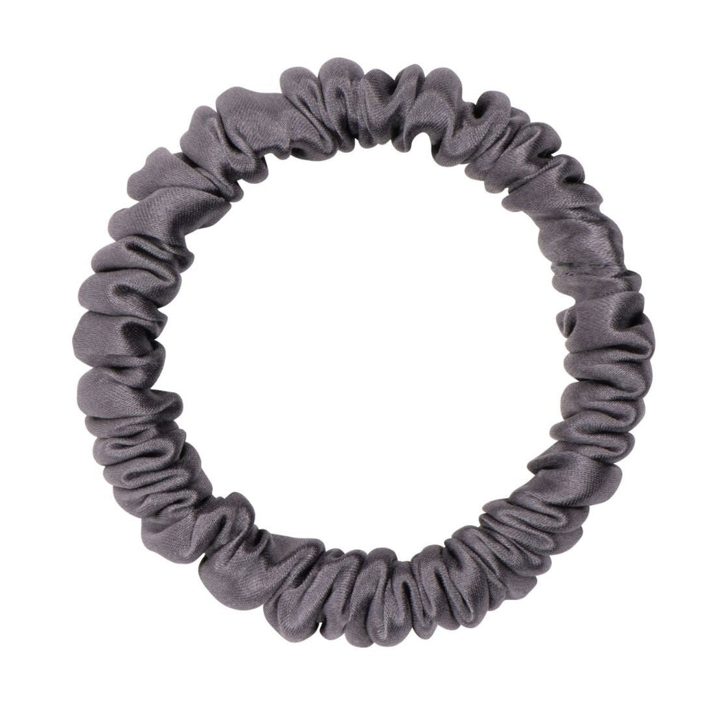 Dark Grey Silk Scrunchie - Skinny - Joe’s Haven