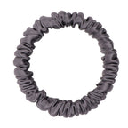 Dark Grey Silk Scrunchie - Skinny - Joe’s Haven