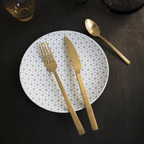Pintinox Duke Satin Gold Cutlery Set - 24 Piece - Joe’s Haven