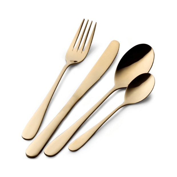 Pintinox Princess Gold Cutlery Set - 24 Piece - Joe’s Haven