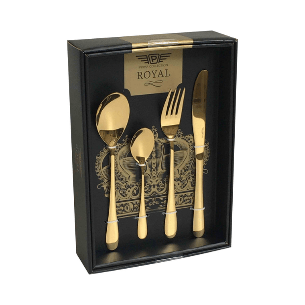 Pintinox Princess Gold Cutlery Set - 24 Piece - Joe’s Haven