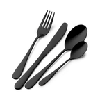 Pintinox Princess Black Cutlery Set - 24 Piece - Joe’s Haven