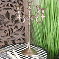 Veeha Candelabra Centerpiece 5 Candle Holder 40cm Champagne Gold - Joe’s Haven