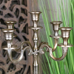 Veeha Candelabra Centerpiece 5 Candle Holder 40cm Champagne Gold - Joe’s Haven