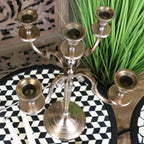 Veeha Candelabra Centerpiece 5 Candle Holder 40cm Champagne Gold - Joe’s Haven