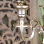 Veeha Candelabra Centerpiece 5 Candle Holder 40cm Champagne Gold - Joe’s Haven