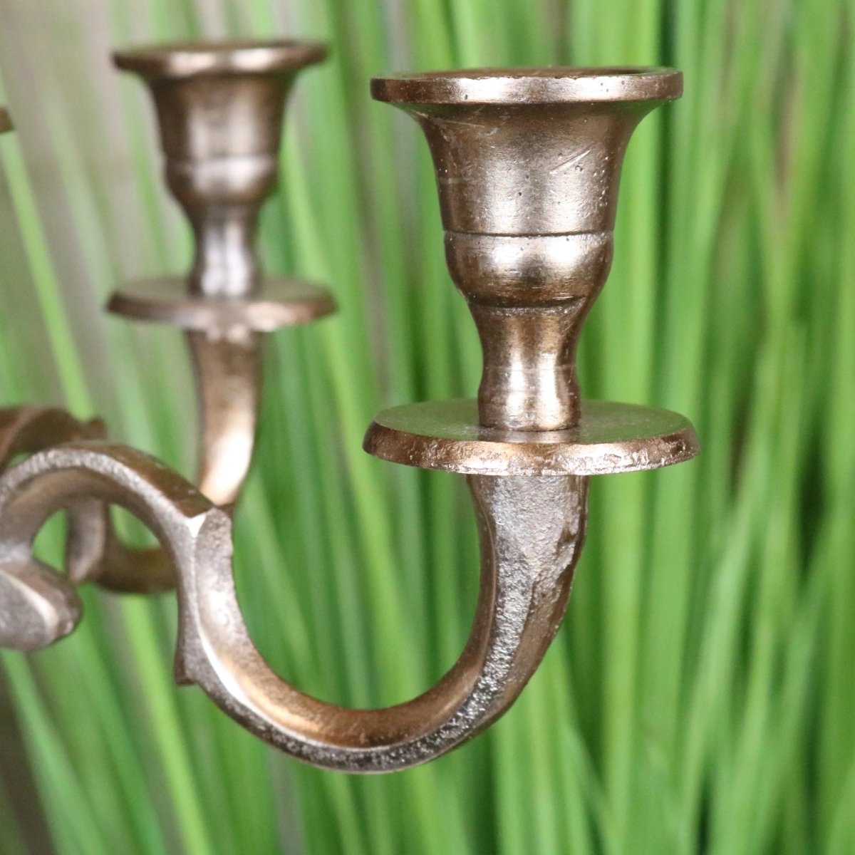 Veeha Candelabra Centerpiece 5 Candle Holder 40cm Champagne Gold - Joe’s Haven