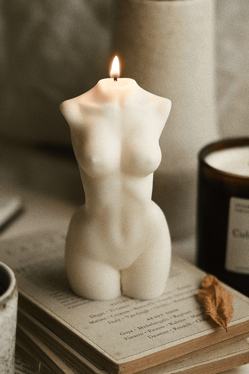 Scented Venus Body Candle White - Joe’s Haven