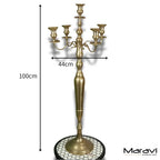 Vintage Brass Candelabra 100cm 5 Candle - Joe’s Haven