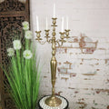 Vintage Brass Candelabra 100cm 5 Candle - Joe’s Haven