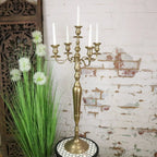 Vintage Brass Candelabra 100cm 5 Candle - Joe’s Haven