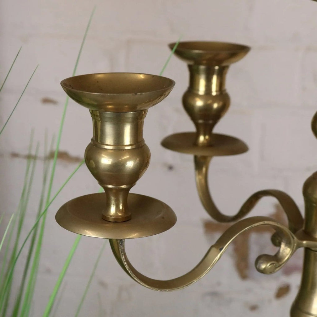 Vintage Brass Candelabra 100cm 5 Candle - Joe’s Haven
