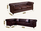 Vintage Chesterfield Three Seater Sofa - Joe’s Haven