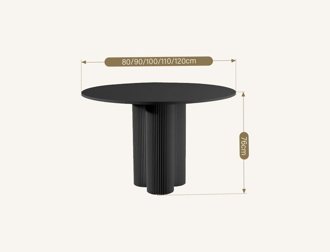 Vogue Round Dining Table - Joe’s Haven
