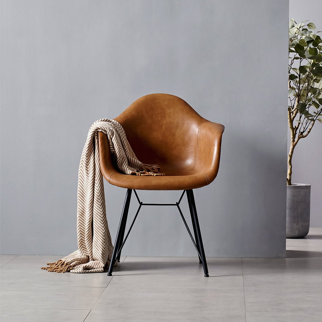Bobby Dining Chair, Distressed Leather - Joe’s Haven