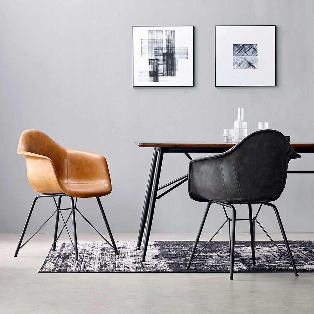 Bobby Dining Chair, Distressed Leather - Joe’s Haven