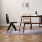Caribbean Rattan Dining Chair, Oak - Joe’s Haven