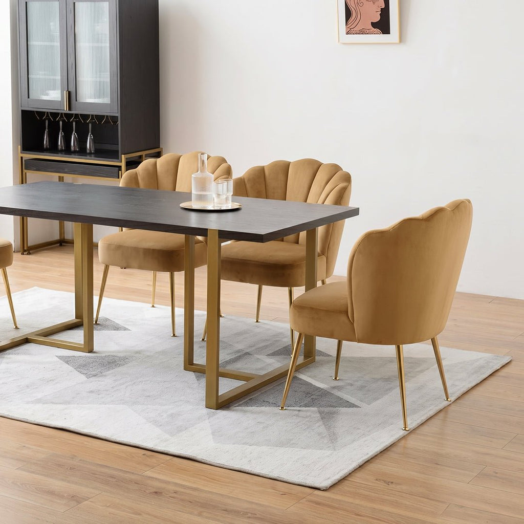 R3 Shell Dining Chair, Velvet - Joe’s Haven