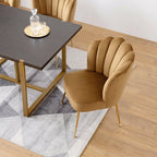 R3 Shell Dining Chair, Velvet - Joe’s Haven