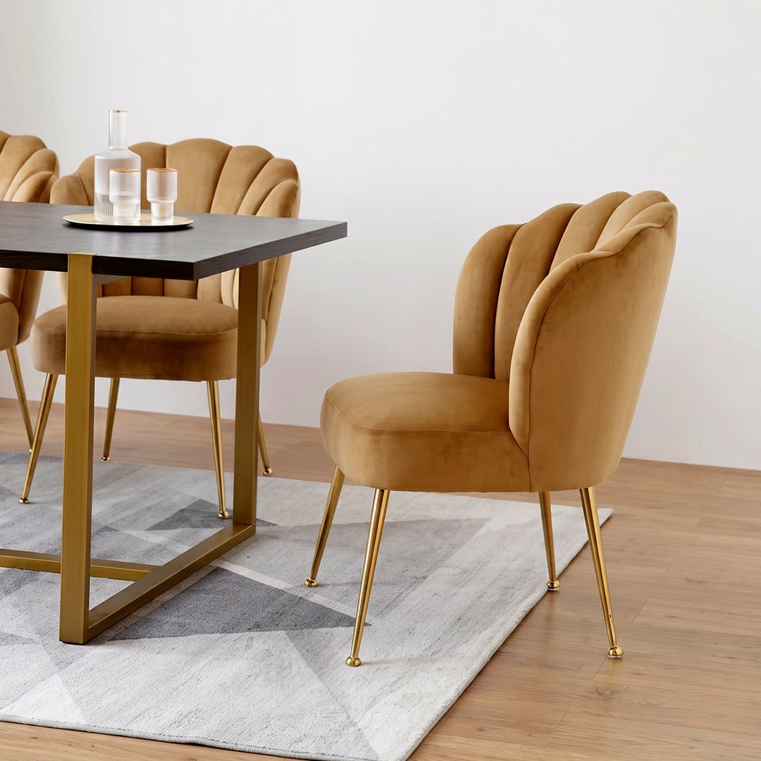 R3 Shell Dining Chair, Velvet - Joe’s Haven